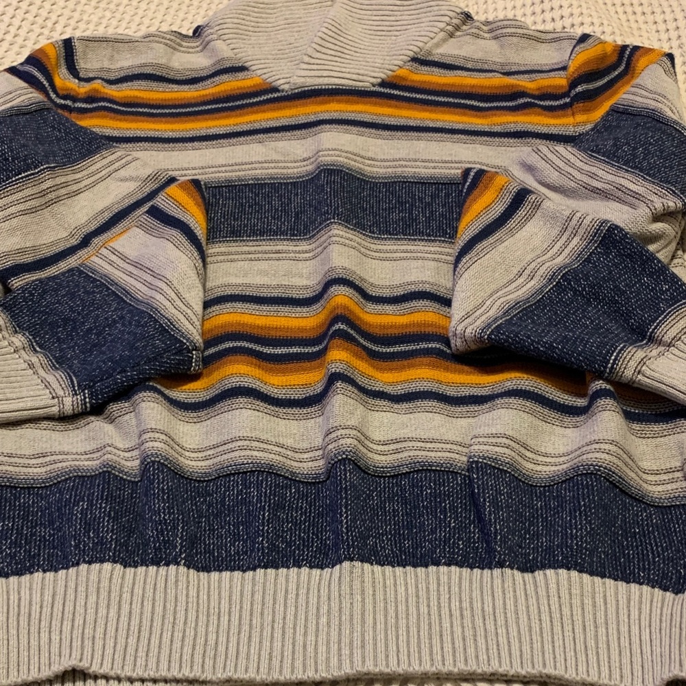 Sun+Stone Striped Multicolor Men's Sweater